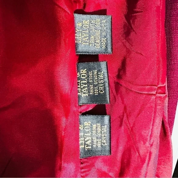 Vintage Lily & Taylor New York & Paris Women’s Sz 14 Pink Trench Coat - Picture 14 of 16